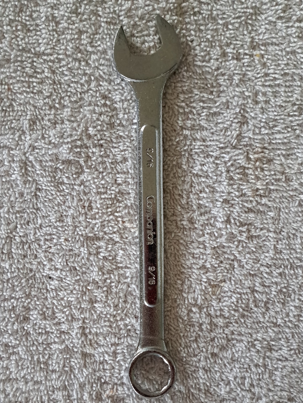 Vintage Companion 9/16" Combination Wrench 6-1/2" Length